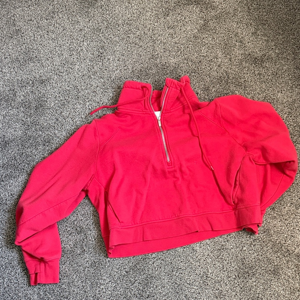 All in Motion Pink Quarter-Zip Sweatshirt